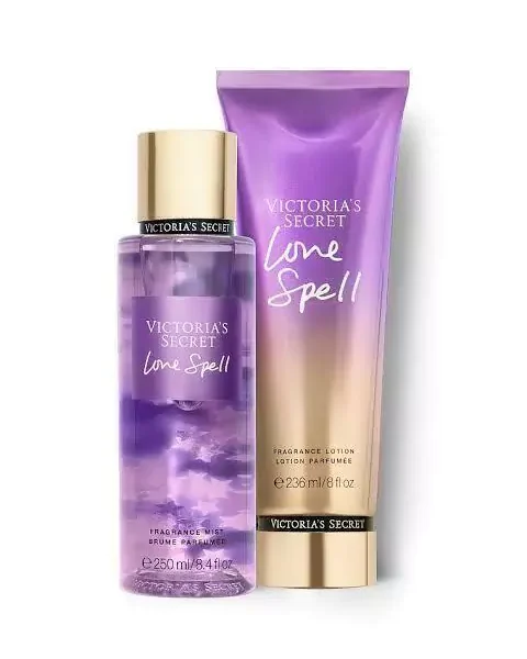 Victoria´s Secret Kit Body Splash + Creme Hidratante Love Spell 250ml +236ml