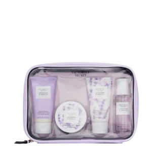 Kit Victoria´s Loção Hidratante 75g, Body Splash 75g, Esfoliante 85g e Creme de Banho 75g LAVANDER & VANILLA RELAX