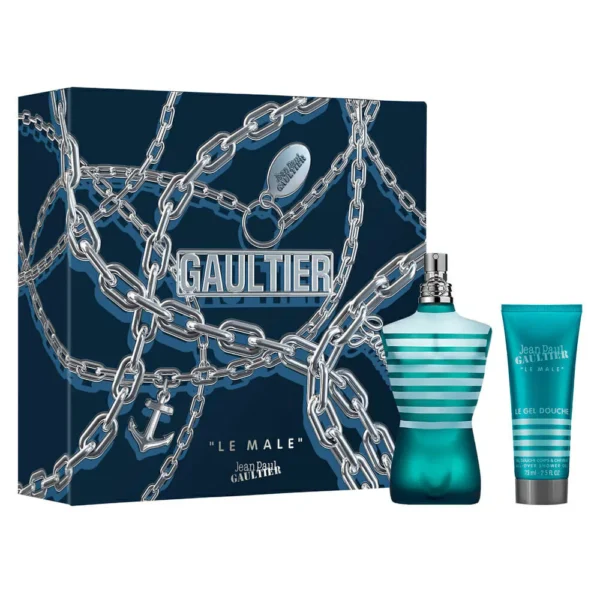 Kit Perfume Jean Paul Gaultier Le Male Eau de Toilette 125 ml + Gel de Banho 75 ml