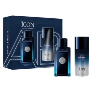 kit The Icon Banderas Perfume Masculino Eau de Toilette 100ml + Desodorante Spray 150ml