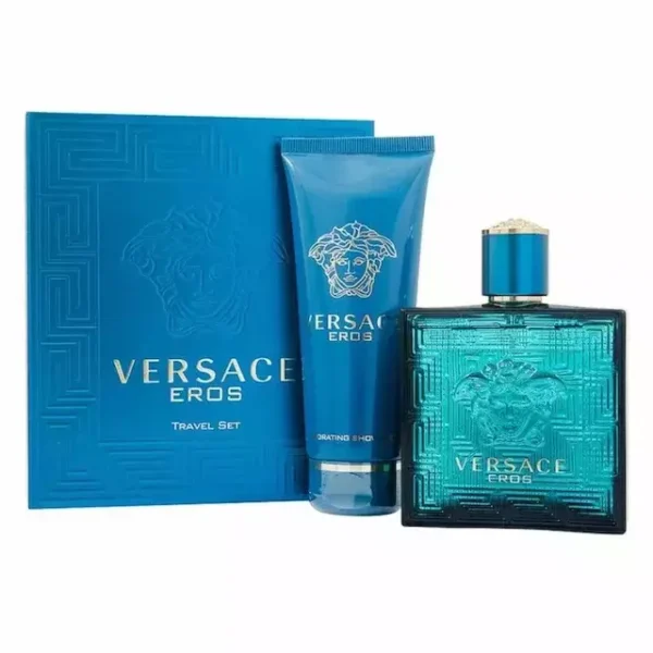 kit Versace Eros Eau de Toilette Perfume 100ml + Gel de Banho 100ml