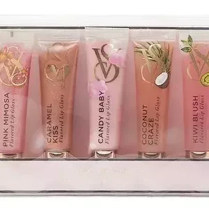 Kit 5 Lip Gloss Flavor Saveurs Favorites - Victoria's Secret
