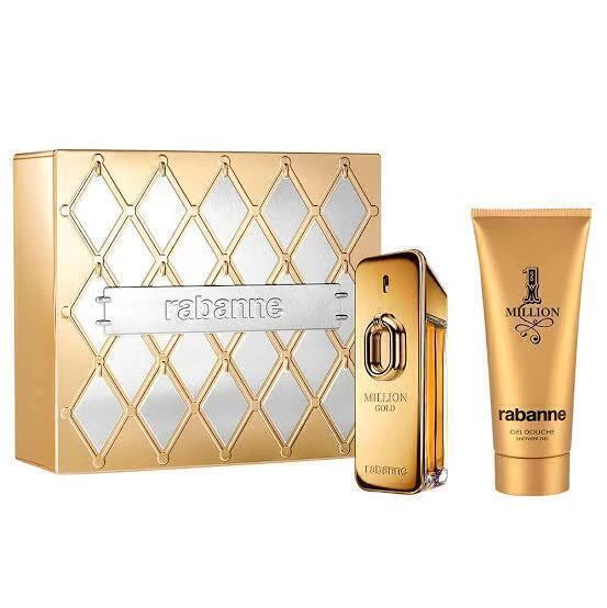 Kit Paco Rabanne Million Gold Eau de Parfum Intense 100ml + Shower Gel 100 ml