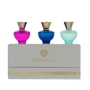 Kit 3 miniatura Versace 5ml Dylan Turquoise, Dylan Blue e Dylan Purple